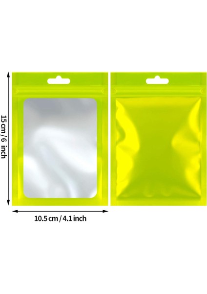 100 Parça Açılıp Kapanabilir Gıda Saklama Torbaları Şeffaf Pencere Ambalaj Kese ile Gıda Kendinden Sızdırmazlık Depolama Malzemeleri Yeşil (Yurt Dışından) modelleri