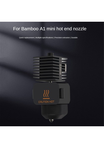 A1 Mini Nozul Için Hotend Kiti Sıcak Uç Düzeneği A1 3D Yazıcı Parçaları Için 0.4mm Nozul (Yurt Dışından)