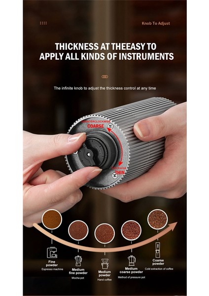 Taşınabilir Elektrikli Kahve Çekirdeği Öğütücü Type-C USB Şarj Öğütücü Makinesi Espresso/damla/soğuk Demlemek Kahve Değirmeni-Siyah (Yurt Dışından) indirimleri