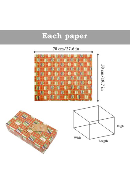 12 Paket Ambalaj Kağıdı, Noel Doğum Günü Partisi Için Ambalaj Kağıdı Seti Hediye Paketi (Yurt Dışından) fiyatları