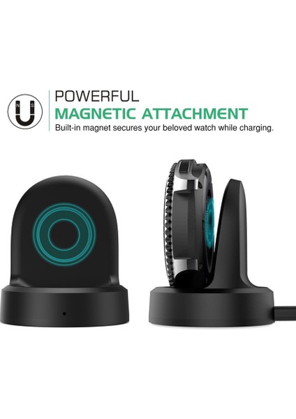 Gear S3 Frontier S2 Için Kablosuz Hızlı Şarj Cihazı Galaxy Watch Için Şarj Cihazı (Yurt Dışından) modelleri