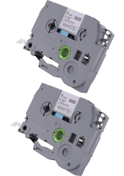 Tze 221 Bant PTH110 Bant 9mm 0.35 Inç Lamine Beyaz Etiket Makinesi Bant Brother Için Uyumlu P-Press 2'li Paket (Yurt Dışından) fırsatları