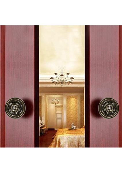 Dolap Kolları Eski Dolap Kolları Çekmece Kolları Retro Kapı Kolu 10 Parça Bronz-Çinko Alaşımından Yapılmış Dresser Kolları Seti (Yurt Dışından)