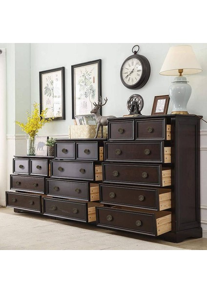 Dolap Kolları Eski Dolap Kolları Çekmece Kolları Retro Kapı Kolu 10 Parça Bronz-Çinko Alaşımından Yapılmış Dresser Kolları Seti (Yurt Dışından)