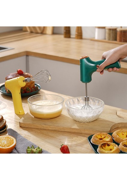 Kablosuz Mini Mikser Elektrikli Gıda Blender El Mikseri Yumurta Çırpıcı Otomatik Krem Gıda Kek Pişirme Hamur Karıştırıcı Yeşil (Yurt Dışından) fırsatları