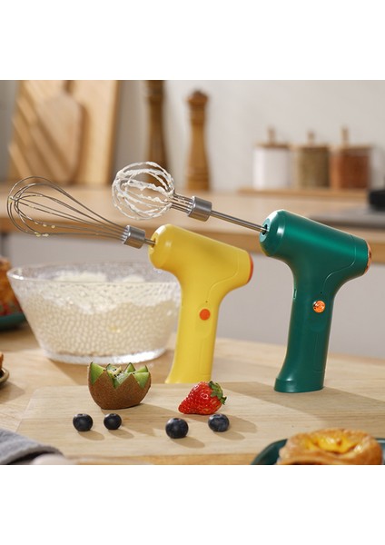 Kablosuz Mini Mikser Elektrikli Gıda Blender El Mikseri Yumurta Çırpıcı Otomatik Krem Gıda Kek Pişirme Hamur Karıştırıcı Yeşil (Yurt Dışından) indirimleri