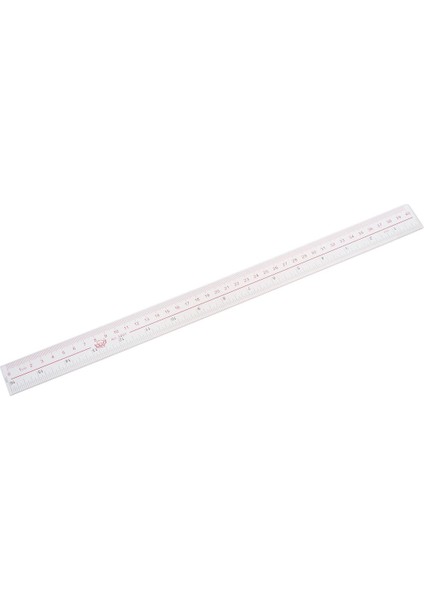 40CM 16 Inç Uzunluk Ölçüsü Şeffaf Plastik Düz Kenar Cetveli (Yurt Dışından)