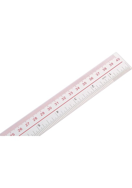 40CM 16 Inç Uzunluk Ölçüsü Şeffaf Plastik Düz Kenar Cetveli (Yurt Dışından) fırsatları