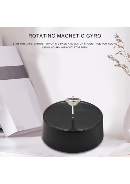 Dönen Top Elektronik Sürekli Hareket Dönen Manyetik Gyro Dekorasyon Gyro Masaüstü Oyuncaklar Hediyeler (Yurt Dışından)