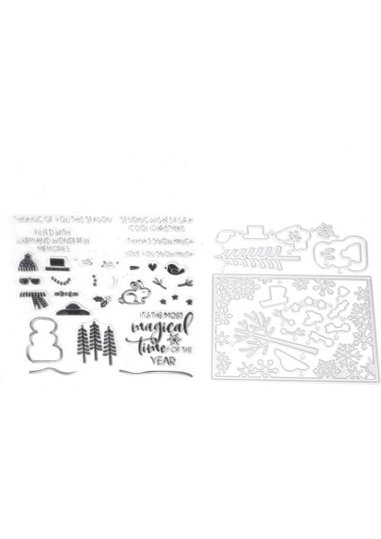 Kart Yapımı Için Pullar ve Ölür Dıy Scrapbooking Sanatları El Sanatları Damgalama Pulları Sanat Malzemeleri Metal Kesme Ölür (5525) (Yurt Dışından)