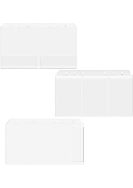 A6 Bağlayıcı Cep Defter Dolum Dolgu Organizatör Kartvizit Kollu Sayfalar Nakit Zarf Fatura Kılıfı Gevşek Yaprak Çanta (Yurt Dışından) modelleri