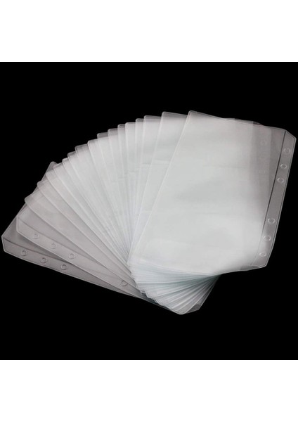 A6 Bağlayıcı Cep Defter Dolum Dolgu Organizatör Kartvizit Kollu Sayfalar Nakit Zarf Fatura Kılıfı Gevşek Yaprak Çanta (Yurt Dışından) fırsatları