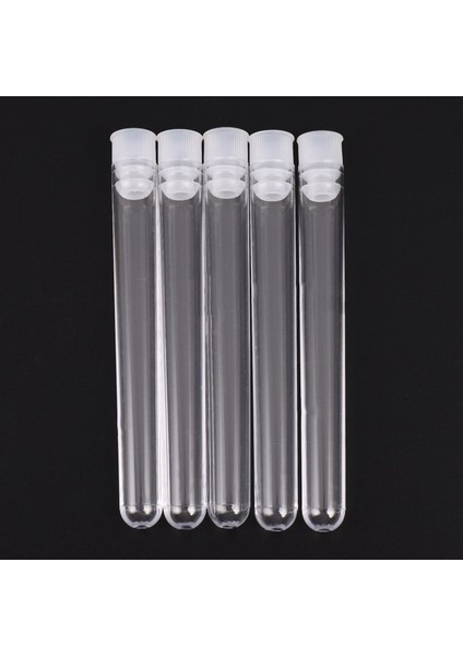 100 Adet Şeffaf Plastik Test Tüpü Kapaklı 12X100MM U Şeklinde Alt Uzun Şeffaf Test Tüpü Laboratuvar Malzemeleri (Yurt Dışından) fırsatları