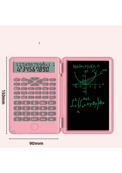 Sant Kuee USB Taşınabilir Fonksiyonlu Hesap Makinesi Çok Fonksiyonlu Akıllı Sintific LCD Ekran Yazma Şarj Edilebilir Çizim Tahtasında Beyaz (Yurt Dışından)