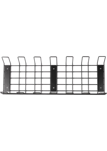 Delmesiz Masa Altı Kablo Düzenleyici, 1 Adet Yüksek Kapasiteli Metal Masa Altı Kablo Düzenleyici, 40X13.5X15CM (Yurt Dışından)