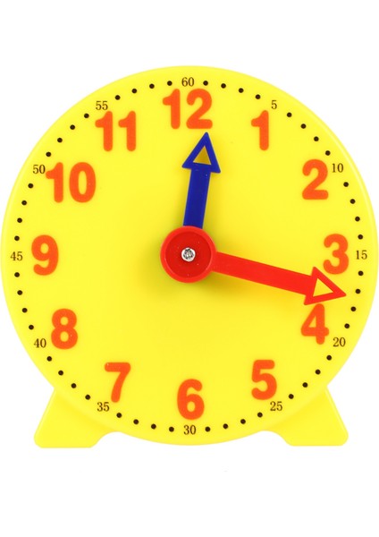 4 Inç Öğrenci Öğrenme Saati Zaman Modeli Öğretmen Dişli Saat 12/24 Saat Okul Öğrenme Araçları (Yurt Dışından)