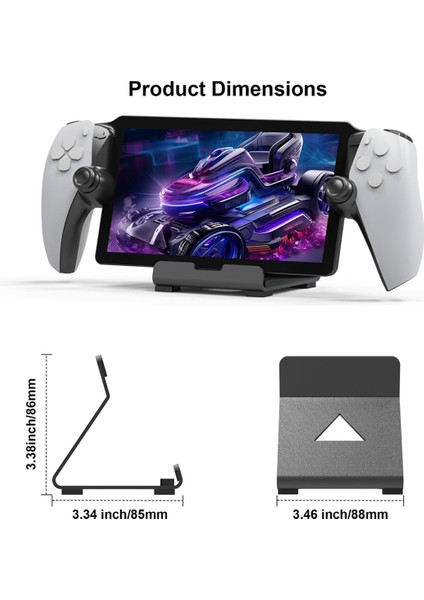 Portal/ally//switch Lite Aksesuarları Için Masa Standı, Oyun Kumandası Montaj Standı Masaüstü Tutucu Siyah (Yurt Dışından)