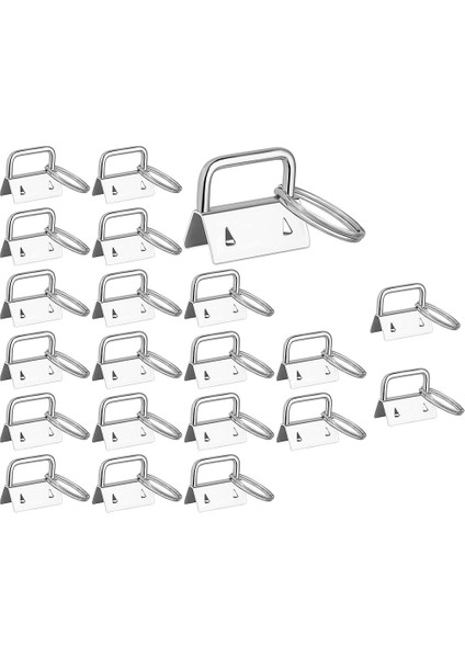 Anahtarlık Donanımı, 42PCS 1 Inç Anahtarlık Donanım Seti Bileklik Anahtarlık Için Anahtarlık Donanımı, Anahtarlık ve Anahtar B (Yurt Dışından) modelleri