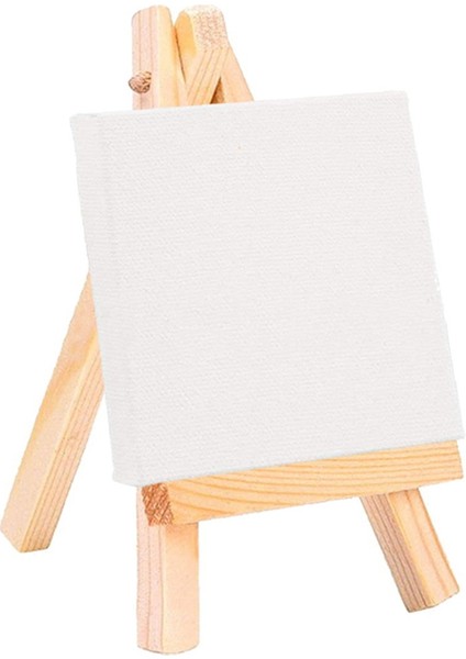 12 Adet Sanatçılar Mini Şövale + 3 Inç X3 Inç Mini Tuval Seti Boyama Diy Çizim Küçük Masa Şövale Okul Için (Yurt Dışından) modelleri