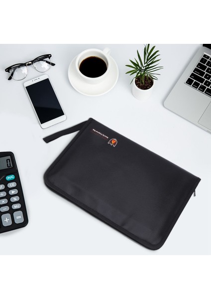 Klasör Organizatör Suya Dayanıklı Yanmaz Dosya Klasörü Mektup Boyutu Su Geçirmez Para Belge Çantası Fatura Depolama Organizatör (Yurt Dışından) fırsatları