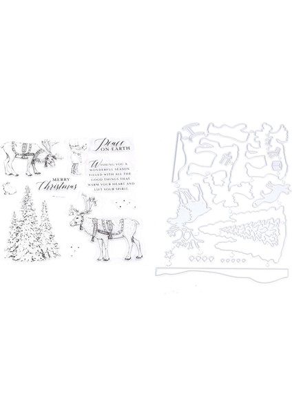 Kart Yapımı Için Pullar ve Ölür Dıy Scrapbooking Sanatları El Sanatları Damgalama Pulları Sanat Malzemeleri Metal Kesme Ölür (5518) (Yurt Dışından)