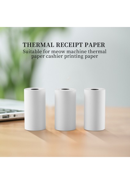 3 Rulo Termal Fiş Kağıdı 57X30MM Rulo, Pos Termal Kağıt Rulo Kredi Kartı Makinesine Uygun, Yazarkasa (Yurt Dışından) fiyatları
