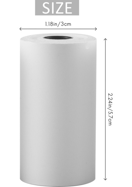 3 Rulo Termal Fiş Kağıdı 57X30MM Rulo, Pos Termal Kağıt Rulo Kredi Kartı Makinesine Uygun, Yazarkasa (Yurt Dışından) fırsatları