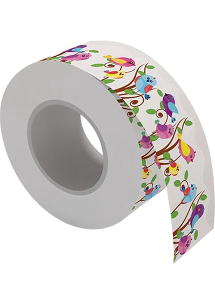 1 Rulo Bülten Tahtası Sınırları Kuş Bülten Tahtası Etiket 65.6ft Uzunlukta, Sınıf Dekoru Için Su Geçirmez Yapışkan (Yurt Dışından)