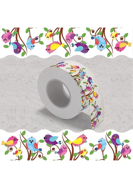 1 Rulo Bülten Tahtası Sınırları Kuş Bülten Tahtası Etiket 65.6ft Uzunlukta, Sınıf Dekoru Için Su Geçirmez Yapışkan (Yurt Dışından) fiyatları