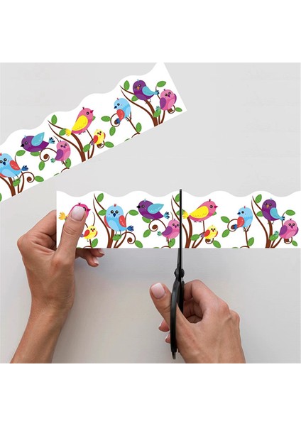 1 Rulo Bülten Tahtası Sınırları Kuş Bülten Tahtası Etiket 65.6ft Uzunlukta, Sınıf Dekoru Için Su Geçirmez Yapışkan (Yurt Dışından) fırsatları