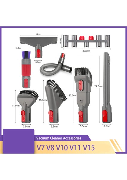 V7 V8 V10 V11 V15 Yedek Fırçalar Meme Aksesuarları Araç Kiti Elektrikli Süpürge Parçaları Memesi Kıl Fırça (Yurt Dışından)