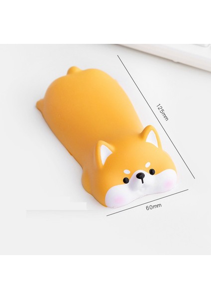 Sevimli Bilek Dayanağı Desteği Fare Bilgisayar Dizüstü Kol Dayanağı Masa Ergonomik Yavaş Yükselen Squishy Oyuncaklar, Sarı Shiba Inu (Yurt Dışından) modelleri
