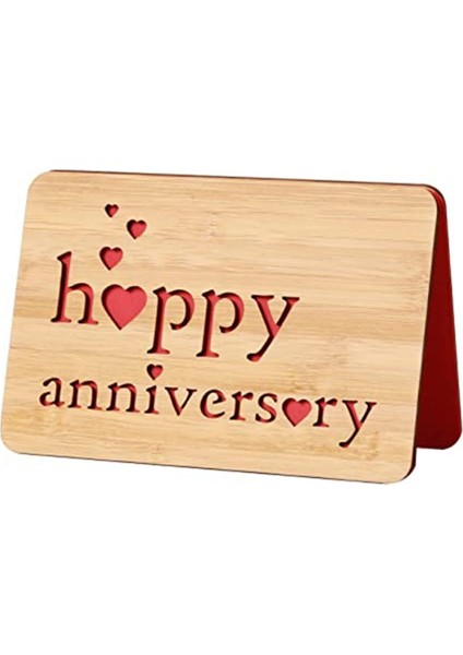 Koca Için Mutlu Yıldönümü Kartı,el Yapımı Bambu Kartlar,kız Arkadaş Için Sevgililer Günü Kartı,evrensel Tebrik Kartı (Yurt Dışından)