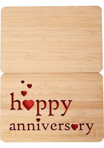 Koca Için Mutlu Yıldönümü Kartı,el Yapımı Bambu Kartlar,kız Arkadaş Için Sevgililer Günü Kartı,evrensel Tebrik Kartı (Yurt Dışından) modelleri