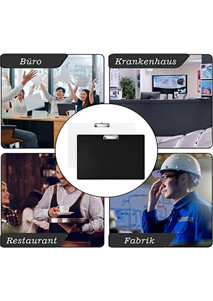 2'li Paket A3 Pano Pano A3 Peyzaj Yazı Tahtası Ofis Mutfak Atölyesi Için Klipsli ve Asmak Için Delikli (Yurt Dışından) fiyatları