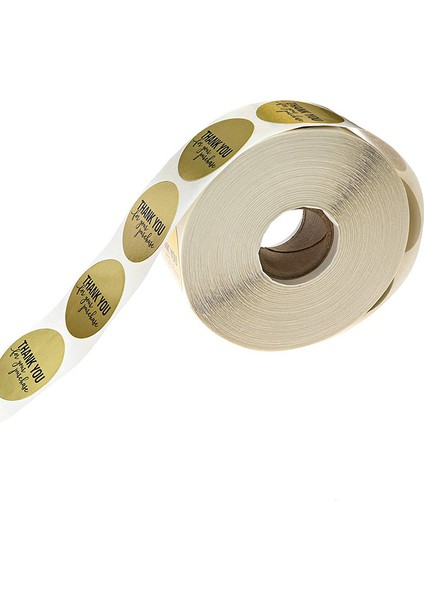 Satın Alma Çıkartmalarınız Için 2 Rulo1 Inç Yuvarlak Altın Folyo / Rulo Başına 500 Etiket (Yurt Dışından) fırsatları