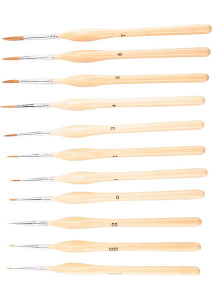 Minyatür Boya Fırçaları, 11PC Ince Detay Boya Fırçası Seti, Sanat, El Sanatları, Akrilik, Suluboya Için Mini Küçük Boyama Fırçaları (Yurt Dışından) modelleri