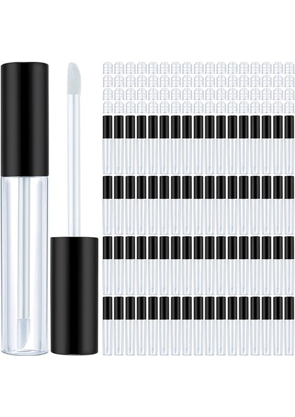 Sant Kuee  100 Adet 10 ml Boş Dudak Parlatıcısı Tüpleri Temizle Mini Doldurulabilir Dudak Balsamı Parlatıcı Kapları Şişeleri Plastik Dudak Parlatıcısı Kapları (Yurt Dışından)