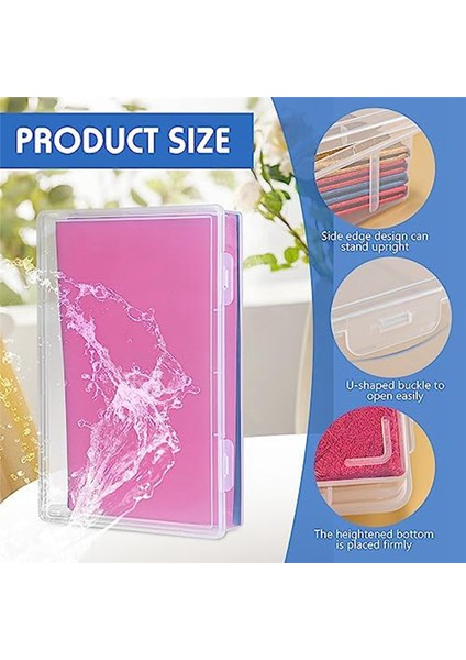 4 Adet A4 Koleksiyon Defteri Kağıdı Saklama Kutusu Sanat Zanaat Organizatörler Depolama 8.5X11 Inç Mektup Kağıdı Fotoğraf Resim Depolama (Yurt Dışından) fiyatları