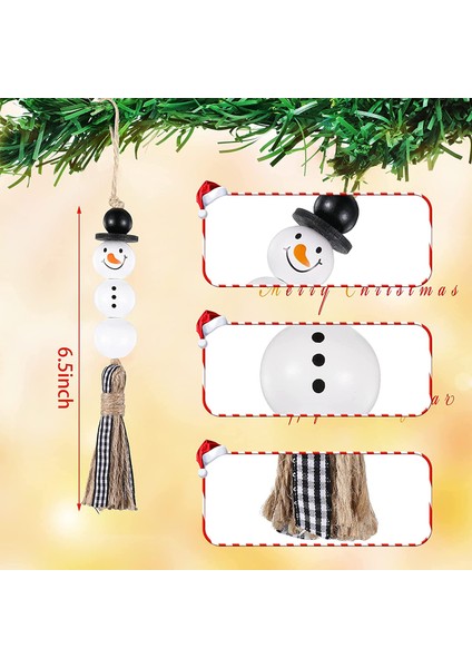 Parça Boncuk Çelenk Yılbaşı Ağacı Süsleri Noel Ahşap Çiftlik Evi Boncuk Rustik Asılı Boncuk Boncuk (Yurt Dışından) fiyatları