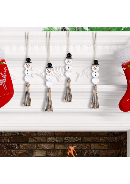 Parça Boncuk Çelenk Yılbaşı Ağacı Süsleri Noel Ahşap Çiftlik Evi Boncuk Rustik Asılı Boncuk Boncuk (Yurt Dışından) modelleri