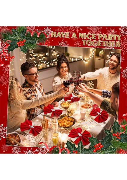 Noel Fındıkkıran Peçete Halkaları 12'li Set, Peçete Halkaları Metal Peçete Tutucular (Gümüş) (Yurt Dışından) fırsatları