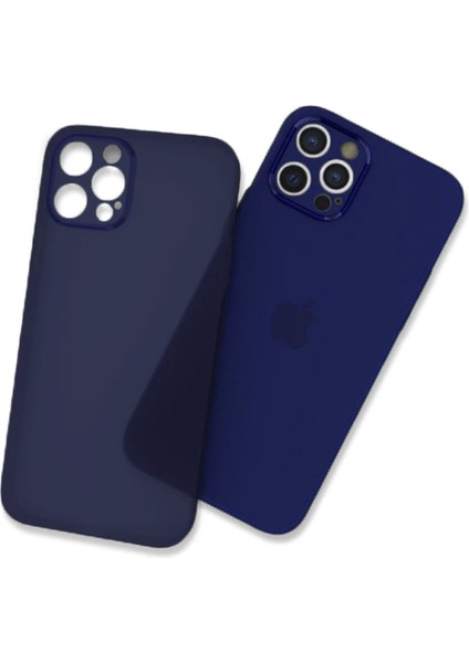 iPhone 12 Pro Max Uyumlu ​​zore Tiny Kapak-Mavi