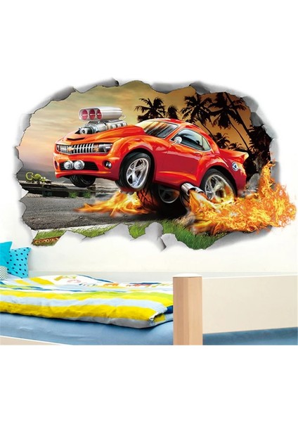 No.9 Stili 3D Canlı Araba Parça Dıy Duvar Çıkartmaları Çocuk Odaları Için Ev Dekor Boys Odası Dekorasyon Vinil Sanat Duvar Posteri Çıkartmaları (Yurt Dışından) indirimleri