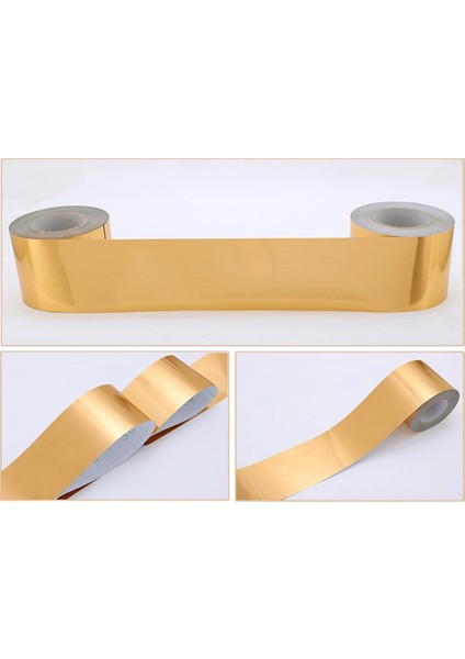 C Tarzı 10CMX5M 5 M Pvc Su Geçirmez Mermer Bel Hattı Kendinden Yapışkanlı Süpürgelik Hattı Duvar Kağıdı Oturma Odası Dekor Vinil Zemin Duvar Sınır Çıkartmalar (Yurt Dışından)