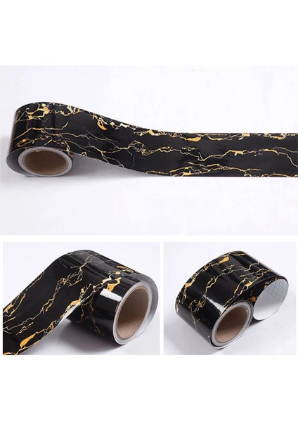 C Tarzı 10CMX5M 5 M Pvc Su Geçirmez Mermer Bel Hattı Kendinden Yapışkanlı Süpürgelik Hattı Duvar Kağıdı Oturma Odası Dekor Vinil Zemin Duvar Sınır Çıkartmalar (Yurt Dışından) indirimleri