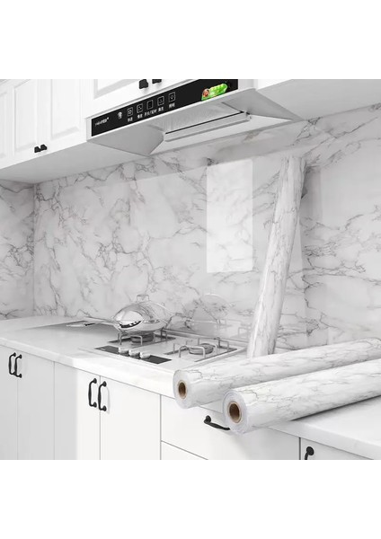 Hs Tarzı 20CMX1M Mutfak Vinil Mermer Duvar Kağıdı Kendinden Yapışkanlı Kağıt Yatak Odası Için Çıkarılabilir Dekor Duvar Çıkartmaları (Yurt Dışından) indirimleri