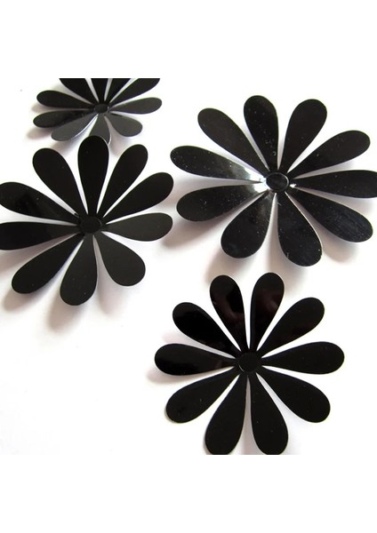 No.4 Stili Lot Yaratıcı 3D Pvc Çiçekler Duvar Çıkartmaları Akrilik Duvar Çıkartmaları Çocuk Odası Mutfak Tv Duvar Çıkartmaları Ev Dekorasyonları (Yurt Dışından)