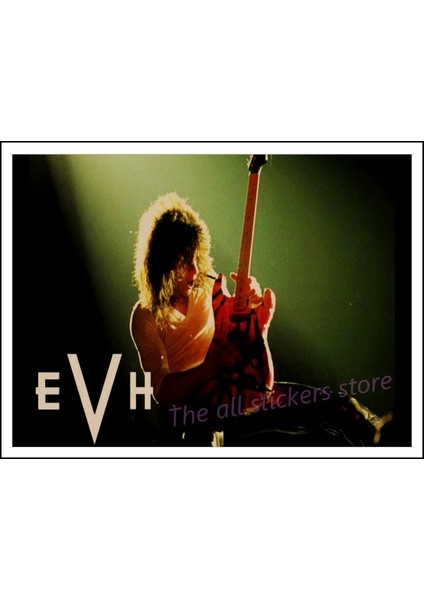 No.2 Tarzı 21X30 Van Halen Posterler. Retro-Rock Grubu Posteri Duvar Kağıdı Ev Dekoratif Ağır Metal Rock Kraft Kağıt Poster Duvar Sticker (Yurt Dışından)