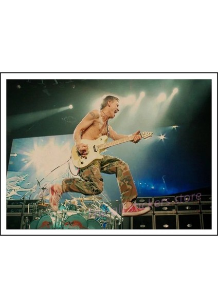 No.2 Tarzı 21X30 Van Halen Posterler. Retro-Rock Grubu Posteri Duvar Kağıdı Ev Dekoratif Ağır Metal Rock Kraft Kağıt Poster Duvar Sticker (Yurt Dışından) fırsatları